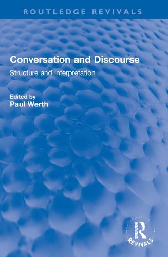 Conversation and Discourse