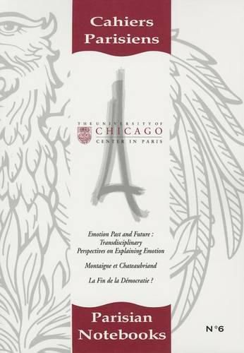 Cover image for Cahiers Parisiens / Parisian Notebooks, No. 6