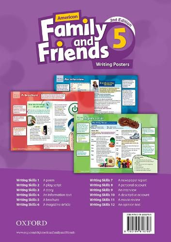 Cover image for American Family and Friends: Level Five: Writing Posters: Supporting all teachers, developing every child