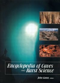 Cover image for Encyclopedia of Caves and Karst Science