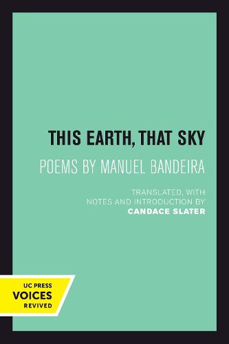 Cover image for This Earth, That Sky: Poems by Manuel Bandeira