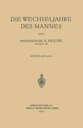 Cover image for Die Wechseljahre Des Mannes