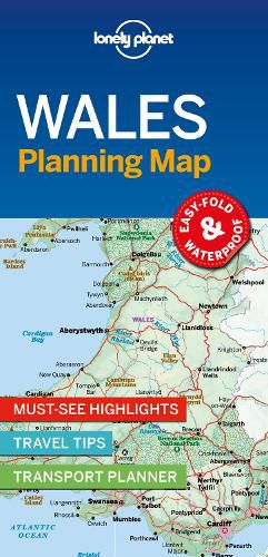 Lonely Planet Wales Planning Map
