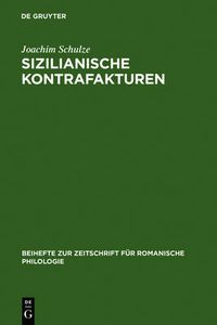 Cover image for Sizilianische Kontrafakturen