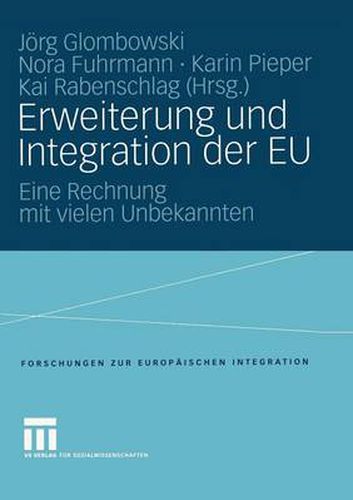 Erweiterung Und Integration Der Eu