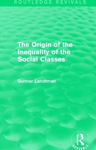 Cover image for The Origin of the Inequality of the Social Classes