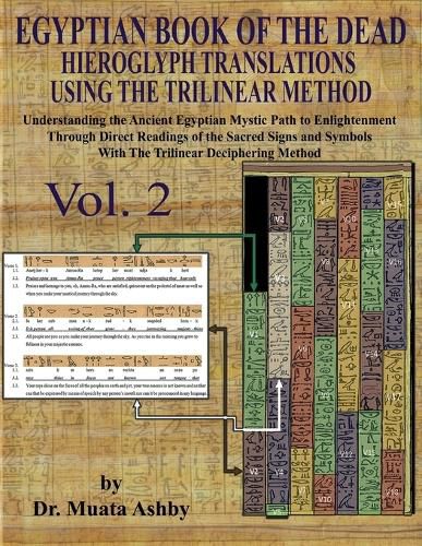 Cover image for EGYPTIAN BOOK OF THE DEAD HIEROGLYPH TRANSLATIONS USING THE TRILINEAR METHOD Volume 2