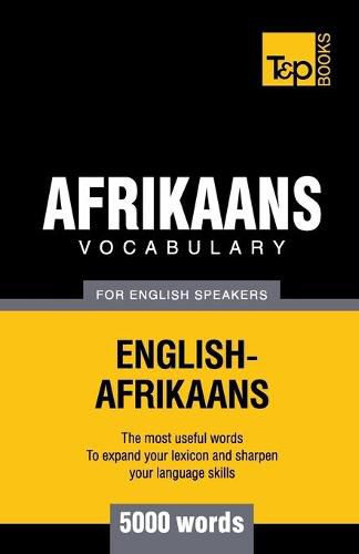 Cover image for Afrikaans vocabulary for English speakers - 5000 words