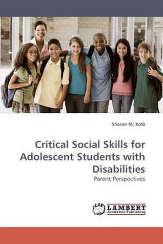 Cover image for Critical Social Skills for Adolescent Students with Disabilities