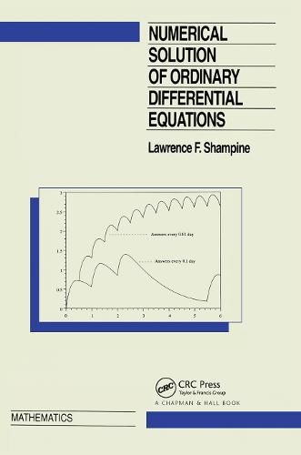 Cover image for Numerical Solution of Ordinary Differential Equations