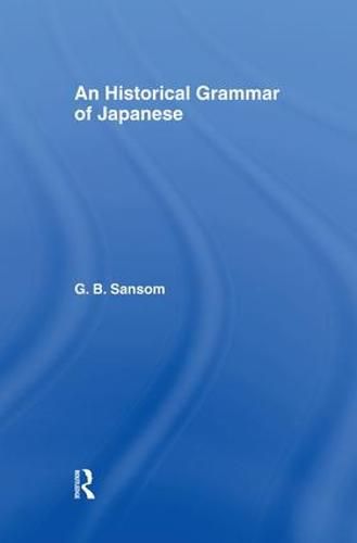 Cover image for Historical Grammar of Japanese