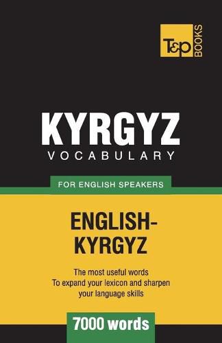 Cover image for Kyrgyz vocabulary for English speakers - 7000 words