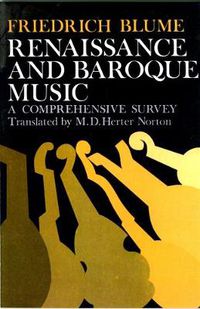 Cover image for Renaissance and Baroque Music: A Comprehensive Survey