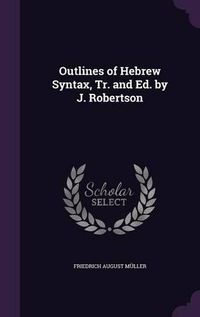 Cover image for Outlines of Hebrew Syntax, Tr. and Ed. by J. Robertson