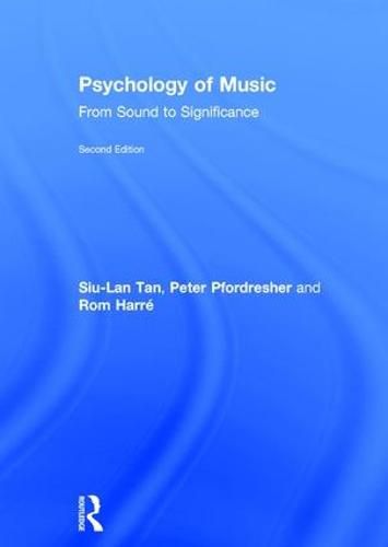 Cover image for Psychology of Music: From Sound to Significance