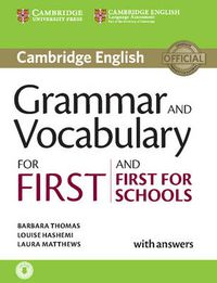 Cover image for Grammar and Vocabulary for First and First for Schools Book with Answers and Audio