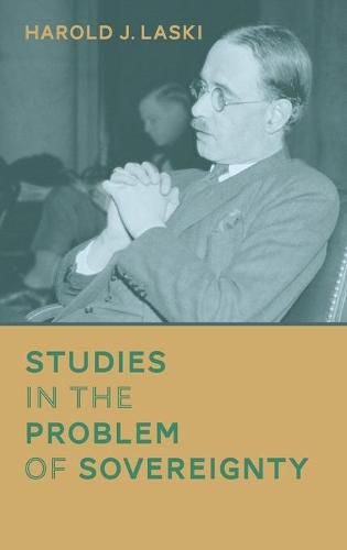 Cover image for Studies in the Problem of Sovereignty (1917)