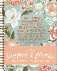 Cover image for Scriptures and Florals 12-Month 2025 Monthly/Weekly Planner Calendar