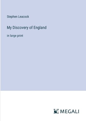 Cover image for My Discovery of England