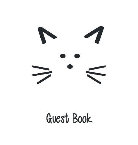 Cat Guest Book, Guests Comments, B&B, Visitors Book, Vacation Home Guest Book, Beach House Guest Book, Comments Book, Visitor Book, Holiday Home, Retreat Centres, Family Holiday Guest Book (Hardback)