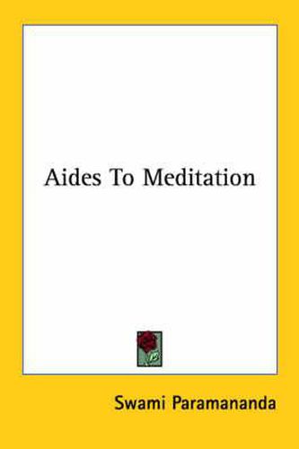 Cover image for Aides to Meditation