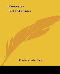 Cover image for Emerson: Poet and Thinker