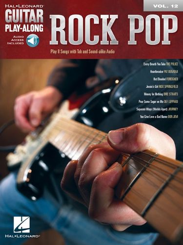 Cover image for Rock Pop: Guitar Play-Along Volume 12