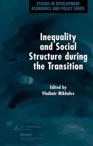 Cover image for Inequality and Social Structure During the Transition