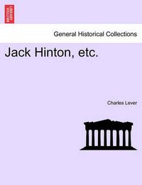 Cover image for Jack Hinton, Etc.