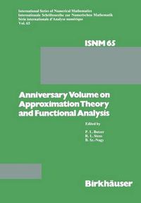 Cover image for Anniversary Volume on Approximation Theory and Functional Analysis