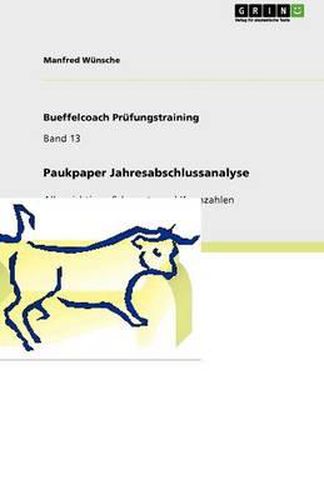 Cover image for Paukpaper Jahresabschlussanalyse: Alle wichtigen Schemata und Kennzahlen