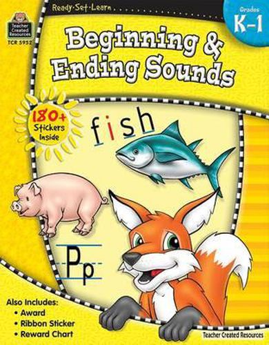 Cover image for Ready-Set-Learn: Beginning & Ending Sounds Grd K-1