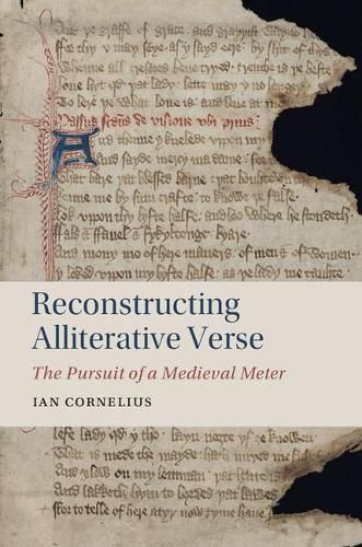 Cover image for Reconstructing Alliterative Verse: The Pursuit of a Medieval Meter