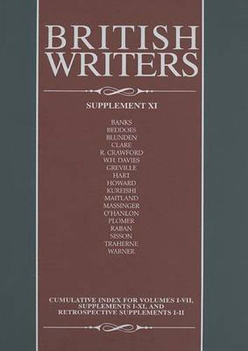 British Writers, Supplement XI