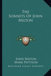 Cover image for The Sonnets of John Milton