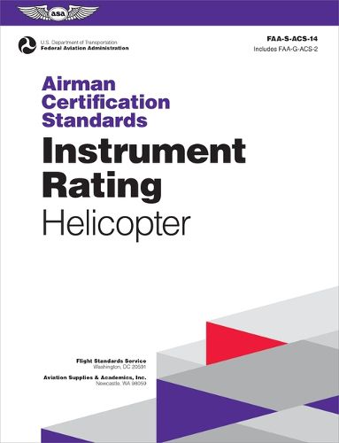 Cover image for Airman Certification Standards: Instrument Rating - Helicopter (2025)