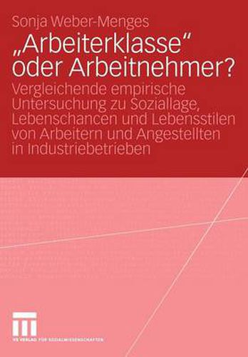 Cover image for Arbeiterklasse  oder Arbeitnehmer?