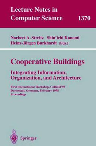 Cover image for Cooperative Buildings: Integrating Information, Organization, and Architecture