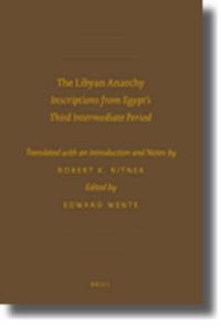Cover image for The Libyan Anarchy: Inscriptions from Egypt's Third Intermediate Period