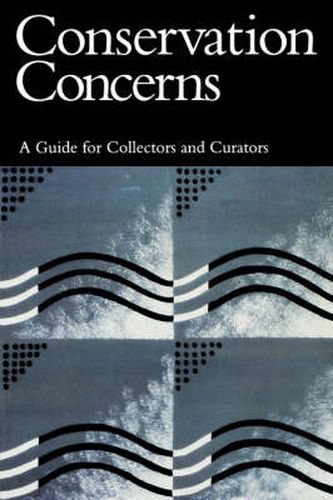 Cover image for Conservation Concerns: A Guide for Collectors and Curators