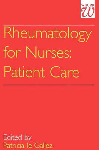 Cover image for Rheumatology for Nurses: Patient Care