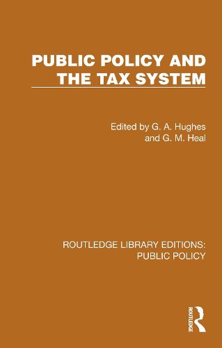 Cover image for Public Policy and the Tax System