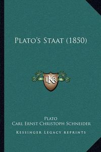 Cover image for Plato's Staat (1850)