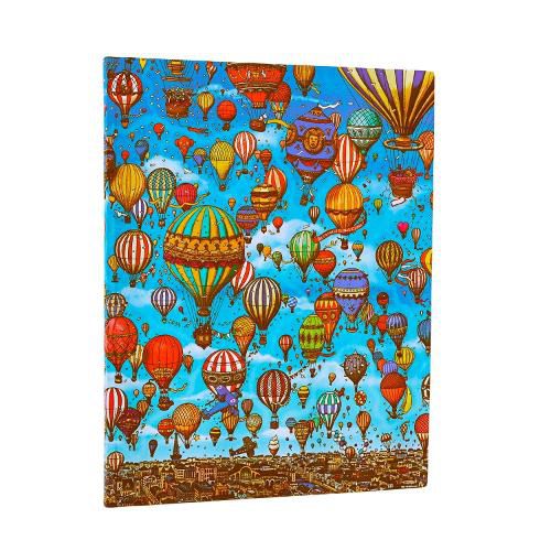 Cover image for Balloon Festival (Pierre the Maze Detective) Ultra Lined Softcover Flexi Journal (Elastic Band Closure)