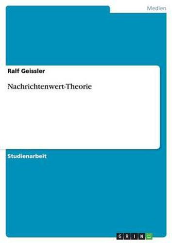 Cover image for Nachrichtenwert-Theorie