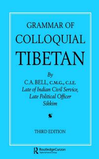 Cover image for Grammar of Colloquial Tibetan