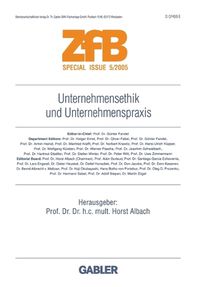 Cover image for Unternehmensethik und Unternehmenspraxis