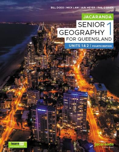 Cover image for Jacaranda Senior Geography 1 for Queensland Units 1&2, 3e learnON & Print