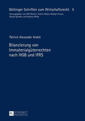 Cover image for Bilanzierung Von Immaterialgueterrechten Nach Hgb Und Ifrs