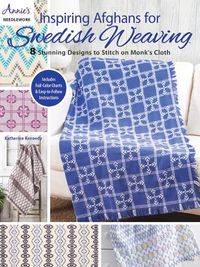 Cover image for Inspiring Afghans for Swedish Weaving: 8 Stunning Designs to Stitch on Monk's Cloth